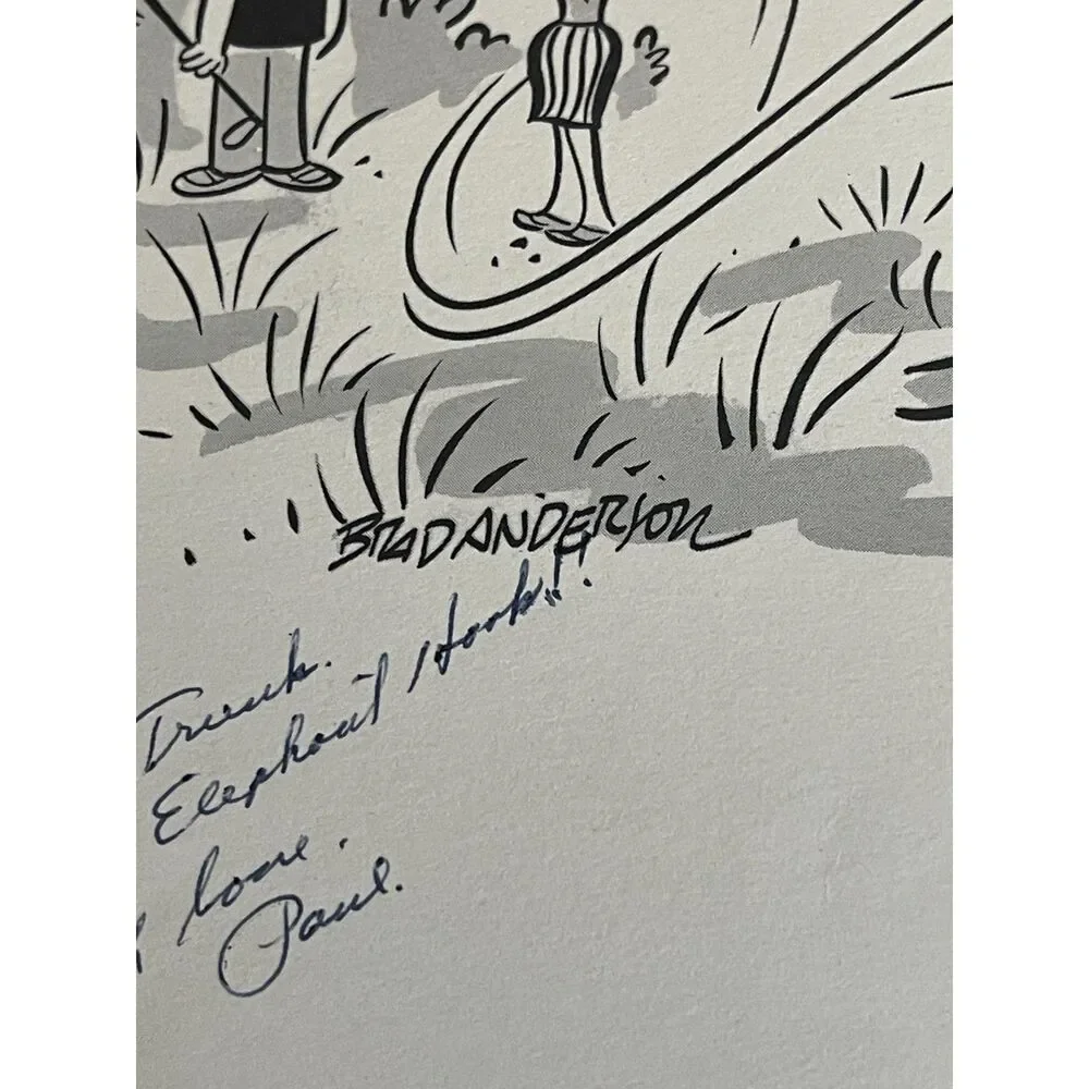 Lot 3 Brad Anderson Marmaduke SIGNED 8.5x11